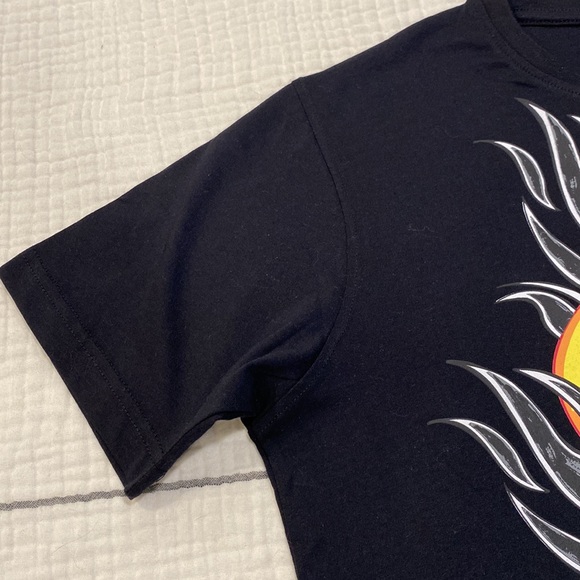 Roberto Cavalli Graphic Tee Tiger Flames Short Sleeves - Picture 3 of 6